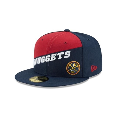 Denver Nuggets Gorra | New Era NBA Color Split 59fifty Fitted Cap Mexico - Azules